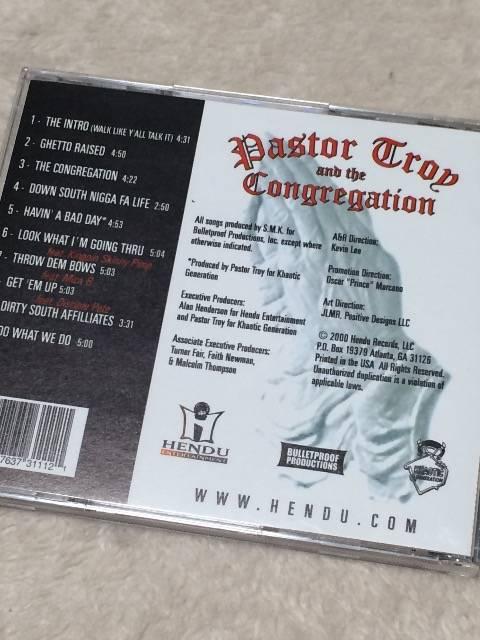 PASTOR TROY AND THE CONGREGATION G-RAP < CD/DVD/ビデオ  PASTOR TROY AND THE CONGREGATION G-RAP < CD/DVD/ビデオの