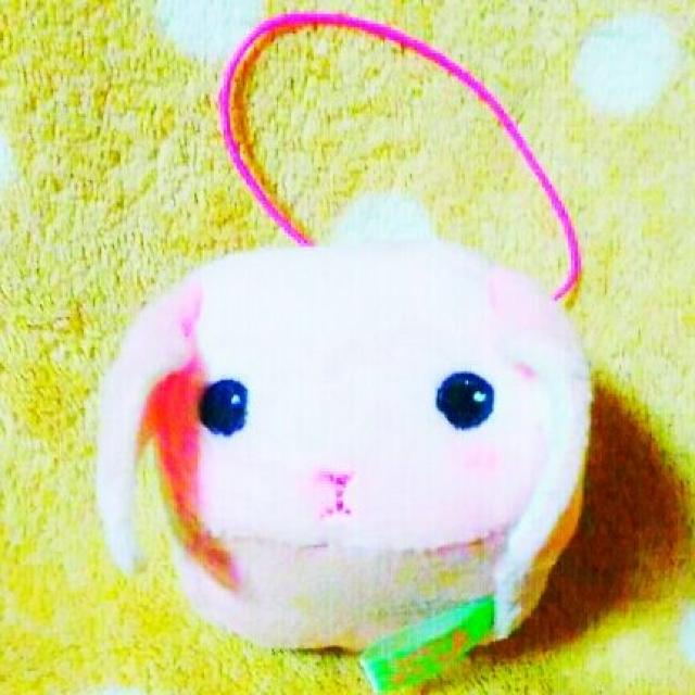 ぽてうさろっぴー みみぴょん クリーナー ストラップ ぬいぐるみ < おもちゃ  ぽてうさろっぴー みみぴょん クリーナー ストラップ ぬいぐるみ  < おもちゃの