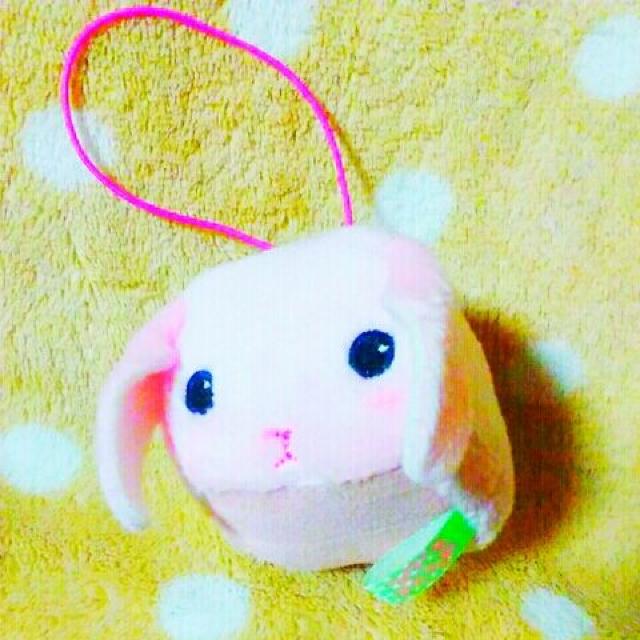 ぽてうさろっぴー みみぴょん クリーナー ストラップ ぬいぐるみ < おもちゃ  ぽてうさろっぴー みみぴょん クリーナー ストラップ ぬいぐるみ < おもちゃの