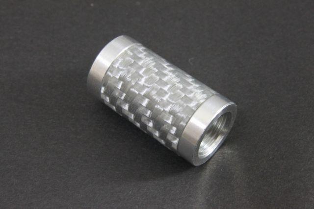 ★高級感抜群★カーボンエアバルブショート シルバー/シルバー < 自動車/バイク ★高級感抜群★カーボンエアバルブショート シルバー/シルバー < 自動車/バイク