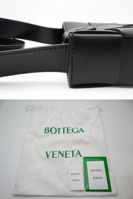 BOTTEGAVENETA ボッテガ・ヴェネタ カセット ミニ クロスボディバッグ ショルダーバッグ ブラック<USED> < ブランド  BOTTEGAVENETA ボッテガ・ヴェネタ カセット ミニ クロスボディバッグ ショルダーバッグ ブラック<USED> < ブランドの