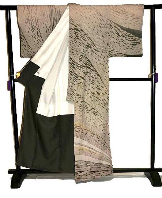 訪問着 中古 送料無料 身丈158cm 裄丈65.5cm 最高峰 新品同様 名門 十日町 滝泰 総絞り 金通し 相良刺繍T3588 < 女性ファッション  訪問着 中古 送料無料 身丈158cm 裄丈65.5cm 最高峰 新品同様 名門 十日町 滝泰 総絞り 金通し 相良刺繍T3588 < 女性ファッションの