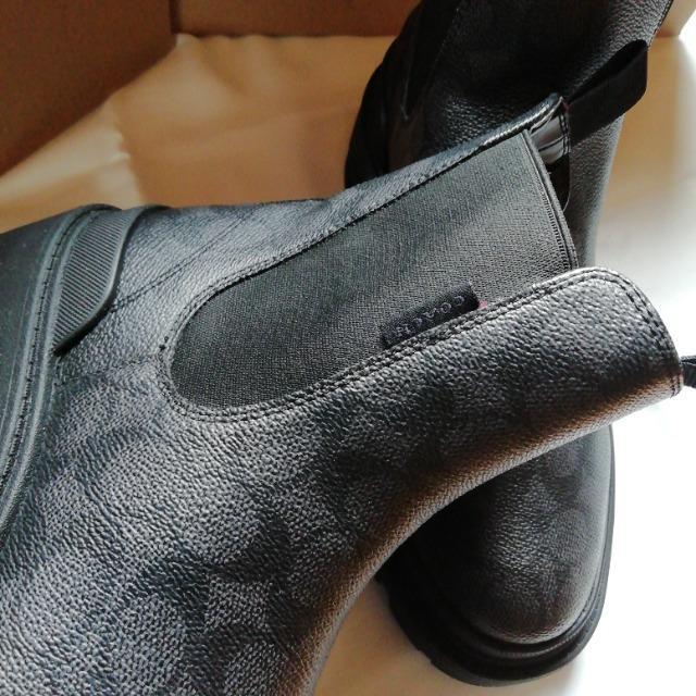 66000円★新品&正規品保証★コーチCOACH★シグネチャー★レザーーブーツ黒 < ブランド  66000円★新品&正規品保証★コーチCOACH★シグネチャー★レザーーブーツ黒 < ブランドの