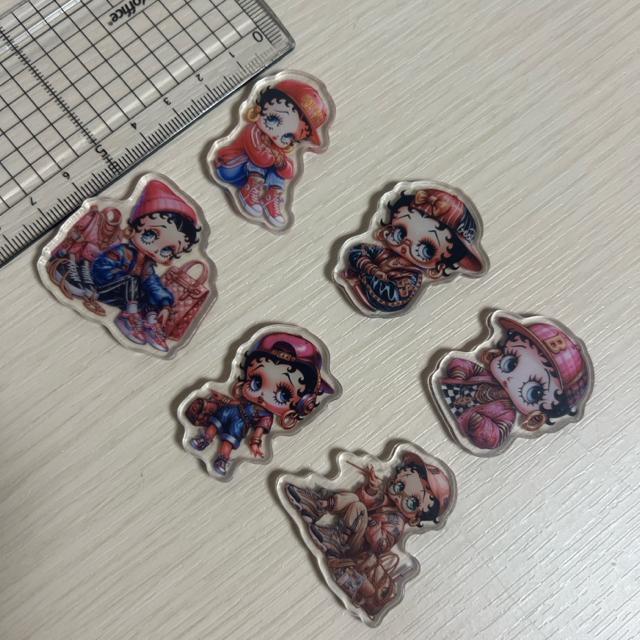ベティ ブープ Betty Boop アクリルパーツ セット【Lills19】2 < アニメ/コミック/キャラクター  ベティ ブープ Betty Boop アクリルパーツ セット【Lills19】2 < アニメ/コミック/キャラクターの