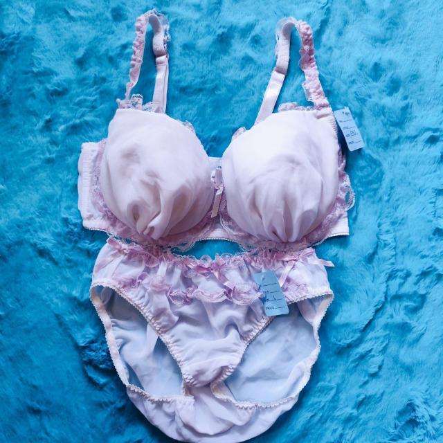 激エロカワッ。。。F80×L。。ロリ姫ちゃん。。メイド風シフォンブラジャー&ショーツセット。グラマー大きいサイズ。。清純ホワイト。 < 女性ファッション  激エロカワッ。。。F80×L。。ロリ姫ちゃん。。メイド風シフォンブラジャー&ショーツセット。グラマー大きいサイズ。。清純ホワイト。  < 女性ファッションの