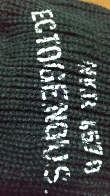 黒のニット帽★フリーサイズ★英字ロゴ < 女性ファッション  黒のニット帽★フリーサイズ★英字ロゴ < 女性ファッションの