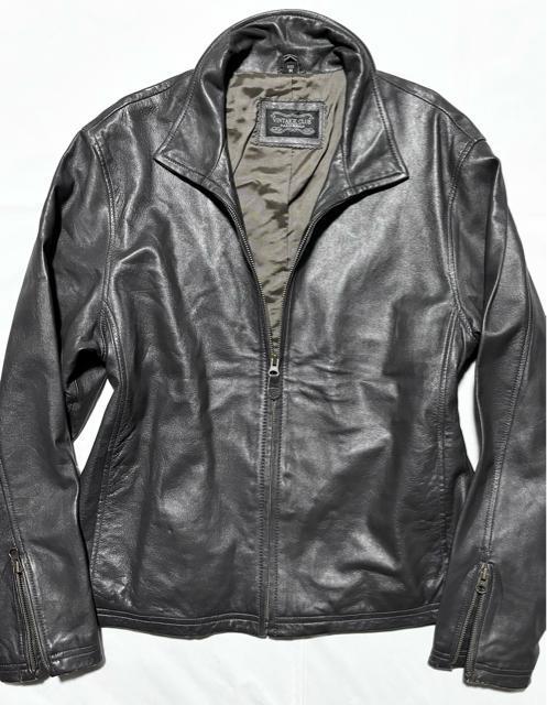 VINTAGE CLUB 高級 柔らか 羊革 ラム レザージャケット ライダース M 春 アウター アメカジ ワーク ミリタリー < 男性ファッション VINTAGE CLUB 高級 柔らか 羊革 ラム レザージャケット ライダース M 春 アウター アメカジ ワーク ミリタリー < 男性ファッションの