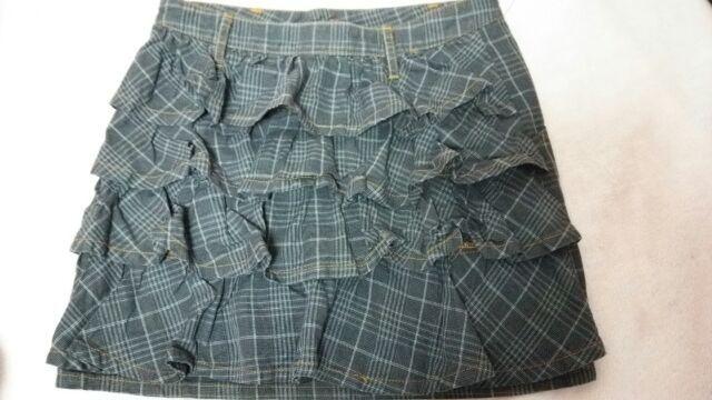 送料半額MILK後ろフリ段フリル&グレ-チェックポツケ裏地は豪華な金(//∇//)♪ < ブランド  送料半額MILK後ろフリ段フリル&グレ-チェックポツケ裏地は豪華な金(//∇//)♪  < ブランドの