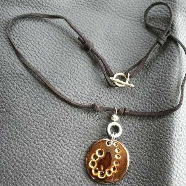 新品★エスニック陶器のネックレス/ドットの繋り < 女性アクセサリー/時計  新品★エスニック陶器のネックレス/ドットの繋り < 女性アクセサリー/時計の