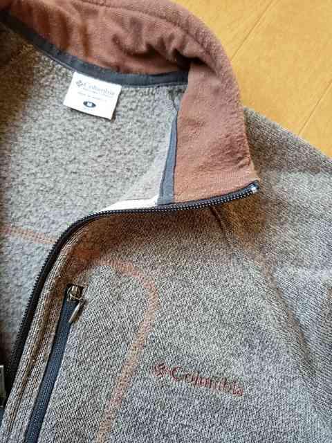 ☆USED☆コロンビア☆裏起毛ジップジャケット☆M < ブランド  ☆USED☆コロンビア☆裏起毛ジップジャケット☆M < ブランドの