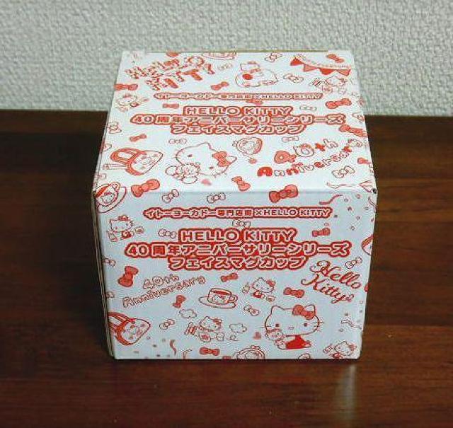 ◆ハローキティ hello kitty 40周年アニバーサリーシリーズ フェイスマグカップ イトーヨーカドー専門店街 未使用中古品 < インテリア/ライフ  ◆ハローキティ hello kitty 40周年アニバーサリーシリーズ フェイスマグカップ イトーヨーカドー専門店街 未使用中古品 < インテリア/ライフの