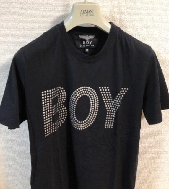 送料180円●極美品boyTシャツブラックビッグプリントロゴ人気大活躍素敵半袖オシャレ涼し柔らか < 男性ファッション  送料180円●極美品boyTシャツブラックビッグプリントロゴ人気大活躍素敵半袖オシャレ涼し柔らか < 男性ファッションの