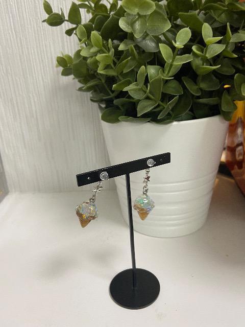 ハンドメイド レジンで作ったアイスクリームのピアス < 女性ファッション  ハンドメイド レジンで作ったアイスクリームのピアス < 女性ファッションの