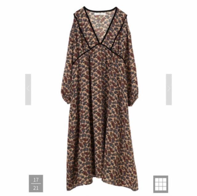 新品 novem 9 ペイズリーワンピース < 女性ファッション  新品 novem 9 ペイズリーワンピース < 女性ファッションの