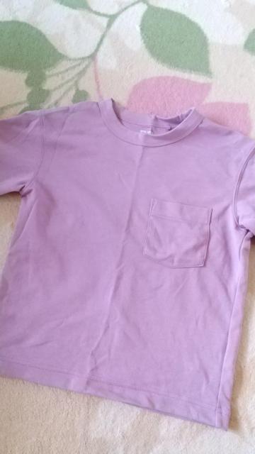 サイズ120☆UNIQLOパープルTシャツ < キッズ/ベビー サイズ120☆UNIQLOパープルTシャツ < キッズ/ベビーの