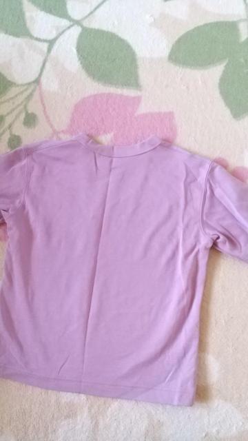 サイズ120☆UNIQLOパープルTシャツ < キッズ/ベビー サイズ120☆UNIQLOパープルTシャツ < キッズ/ベビーの