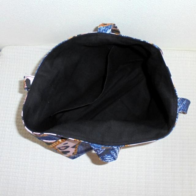 ◆スクエアベーシックトートバッグ【大サイズ】◆ヒョウ豹×デニム×チェーン◆ < 女性ファッション  ◆スクエアベーシックトートバッグ【大サイズ】◆ヒョウ豹×デニム×チェーン◆ < 女性ファッションの