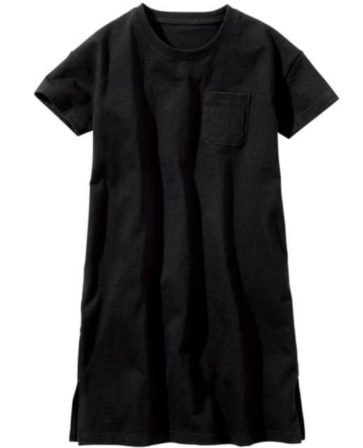 150★綿100%★胸ポケットつき半袖Tシャツワンピース★新品★送料無料 < キッズ/ベビー  150★綿100%★胸ポケットつき半袖Tシャツワンピース★新品★送料無料  < キッズ/ベビーの