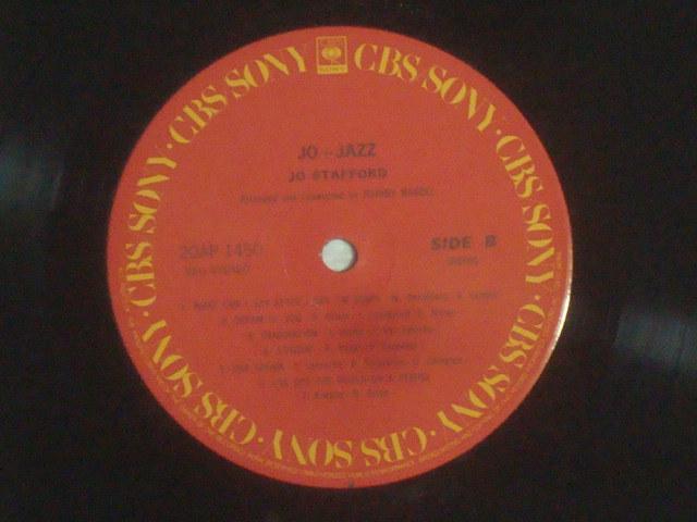 ジョー・プラス・ジャズ(JO+JAZZ) / ジョー・スタッフォード(JO STAFFORD) 被せ帯付LP < CD/DVD/ビデオ  ジョー・プラス・ジャズ(JO+JAZZ) / ジョー・スタッフォード(JO STAFFORD) 被せ帯付LP < CD/DVD/ビデオの
