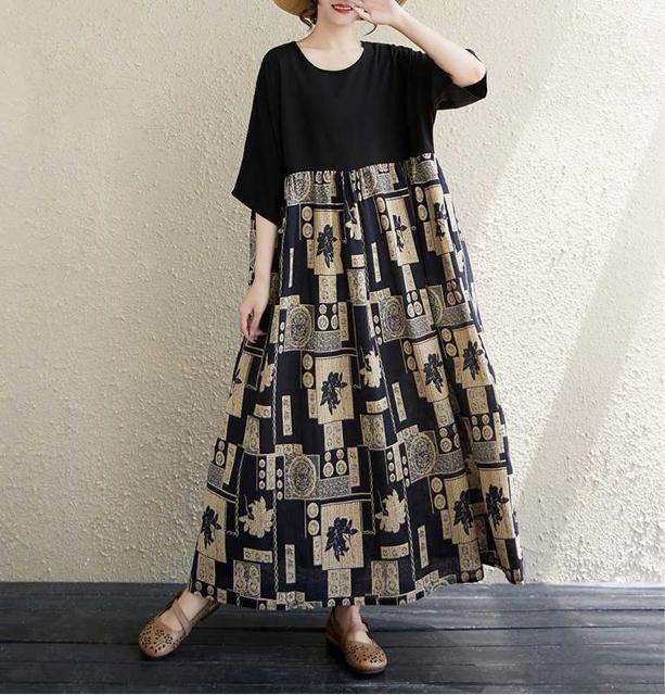 フレア ロングワンピース ワイド ドルマン   大きいサイズ < 女性ファッション  フレア ロングワンピース ワイド ドルマン   大きいサイズ < 女性ファッションの