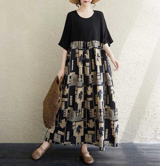 フレア ロングワンピース ワイド ドルマン   大きいサイズ < 女性ファッション  フレア ロングワンピース ワイド ドルマン   大きいサイズ < 女性ファッションの