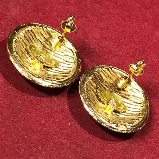 レア 正規品 ヴィンテージ シャネル CoCoサークルピアス 黒金 < ブランド レア 正規品 ヴィンテージ シャネル CoCoサークルピアス 黒金 < ブランドの