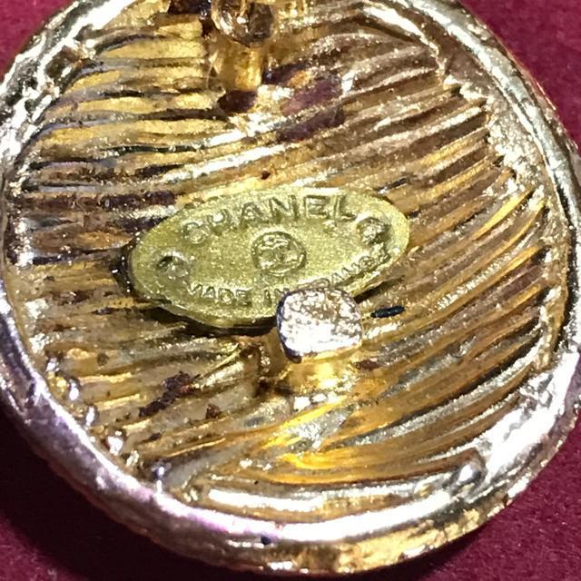 レア 正規品 ヴィンテージ シャネル CoCoサークルピアス 黒金 < ブランド レア 正規品 ヴィンテージ シャネル CoCoサークルピアス 黒金 < ブランドの