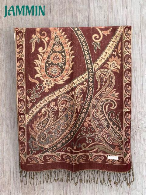 ペーズリー柄ストール★パシュミナ★ストール★大判★織り柄 < 女性ファッション  ペーズリー柄ストール★パシュミナ★ストール★大判★織り柄 < 女性ファッションの