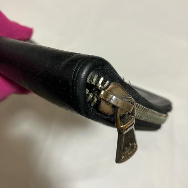 【ドルチェ&ガッバーナ】 ピンドットパンチングレザー ラウンドファスナー 長財布 < ブランド 【ドルチェ&ガッバーナ】 ピンドットパンチングレザー ラウンドファスナー 長財布 < ブランドの