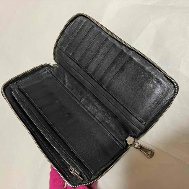 【ドルチェ&ガッバーナ】 ピンドットパンチングレザー ラウンドファスナー 長財布 < ブランド 【ドルチェ&ガッバーナ】 ピンドットパンチングレザー ラウンドファスナー 長財布 < ブランドの