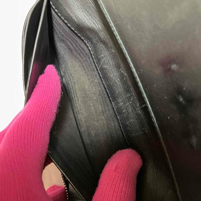 【ドルチェ&ガッバーナ】 ピンドットパンチングレザー ラウンドファスナー 長財布 < ブランド 【ドルチェ&ガッバーナ】 ピンドットパンチングレザー ラウンドファスナー 長財布 < ブランドの