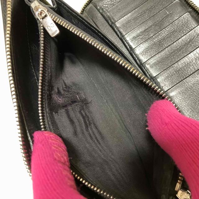 【ドルチェ&ガッバーナ】 ピンドットパンチングレザー ラウンドファスナー 長財布 < ブランド 【ドルチェ&ガッバーナ】 ピンドットパンチングレザー ラウンドファスナー 長財布 < ブランドの