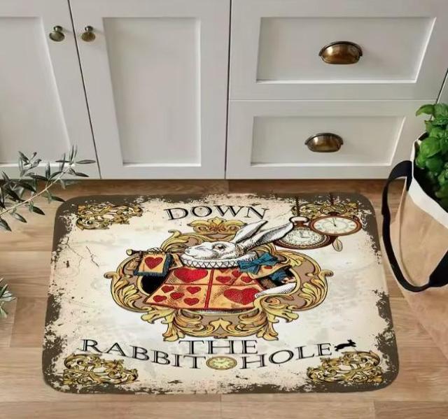 新品 不思議の国のアリス 玄関マット バスマット キッチンマット ドアマット < インテリア/ライフ 新品 不思議の国のアリス 玄関マット バスマット キッチンマット ドアマット < インテリア/ライフの