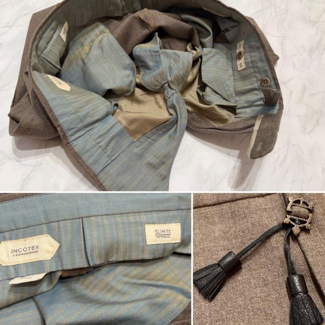 �C���R�e�b�N�XINCOTEX�����Y�E�[���p���cSLIM fit�p�^�[ �� �j���t�@�b�V������ 