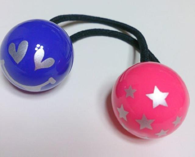 DAISO★丸玉付き ヘアゴム < 女性アクセサリー/時計 DAISO★丸玉付き ヘアゴム < 女性アクセサリー/時計の