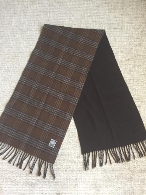 778.新品☆ウール100%男女兼用茶系チェックリバーシブルマフラー < 男性ファッション  778.新品☆ウール100%男女兼用茶系チェックリバーシブルマフラー  < 男性ファッションの