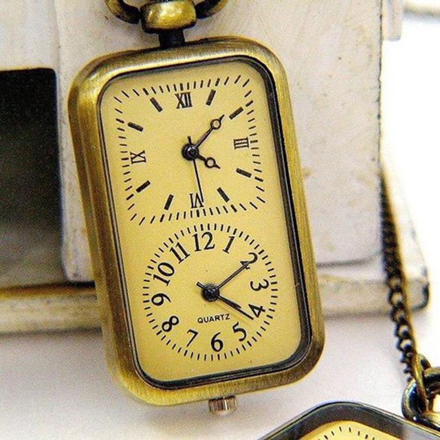 青銅石英懐中時計 ネックレス ペンダント < 女性アクセサリー/時計  青銅石英懐中時計 ネックレス ペンダント  < 女性アクセサリー/時計の