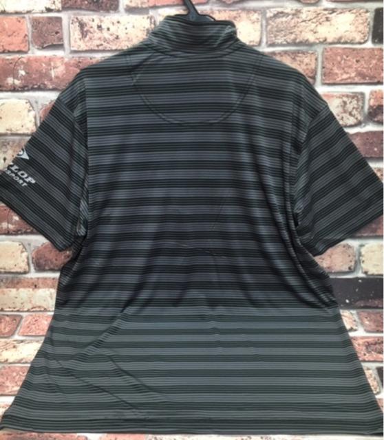 人気ブランド ダンロップ吸汗速乾ボーダー半ジップTシャツ1枚 < 男性ファッション  人気ブランド ダンロップ吸汗速乾ボーダー半ジップTシャツ1枚 < 男性ファッションの