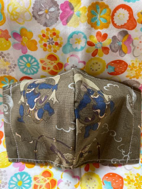 HMインナーマスク 風神雷神柄@ < ペット/手芸/園芸  HMインナーマスク 風神雷神柄@  < ペット/手芸/園芸の