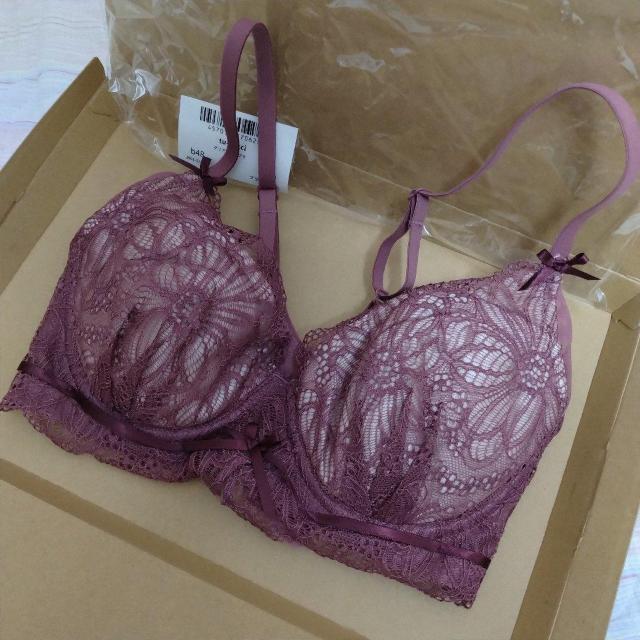 ★tu-hacci★c75★プラム色♪ブラ★新品★脇肉撃退!補正ブラ < 女性ファッション  ★tu-hacci★c75★プラム色♪ブラ★新品★脇肉撃退!補正ブラ < 女性ファッションの