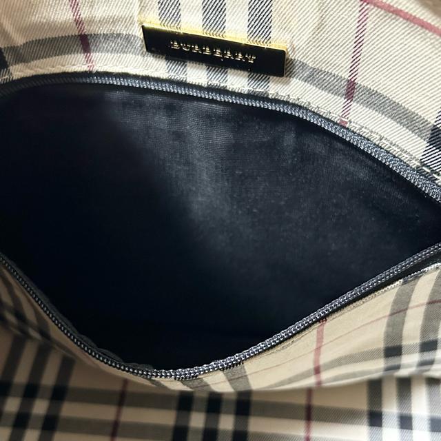 美品 BURBERRY バーバリー レザー ワンショルダーバッグ ハンドバッグ ブラック < ブランド 美品 BURBERRY バーバリー レザー ワンショルダーバッグ ハンドバッグ ブラック < ブランドの