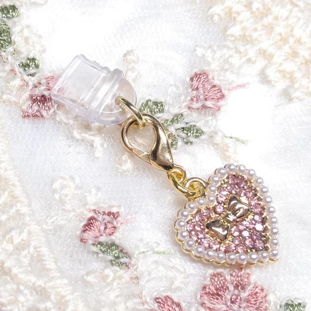 ハンドメイド☆コネクターキャップ☆type-C専用☆ハートピンク < 女性ファッション ハンドメイド☆コネクターキャップ☆type-C専用☆ハートピンク < 女性ファッションの