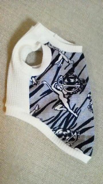 ハンドメイド*ヒスミニTシャツ*セクシーミニ・ゼブラ柄・白・犬用*S < ペット/手芸/園芸  ハンドメイド*ヒスミニTシャツ*セクシーミニ・ゼブラ柄・白・犬用*S < ペット/手芸/園芸の