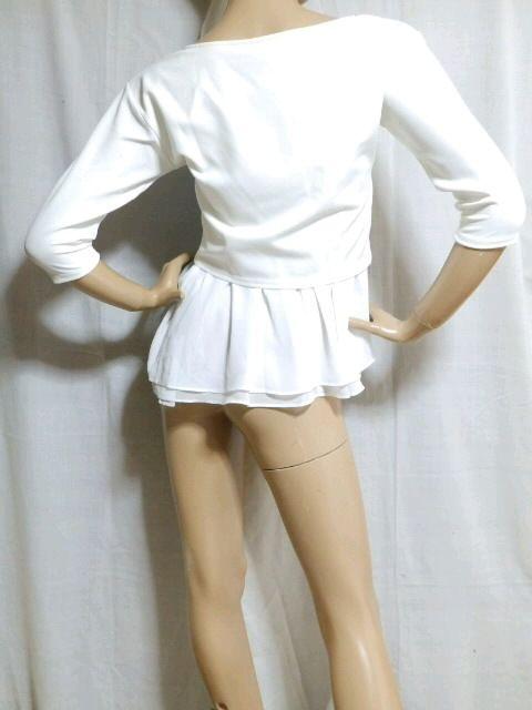 【CECIL McBEE./セシルマクビー】《New》レイヤード風★裾シフォン*カットソー < ブランド 【CECIL McBEE./セシルマクビー】《New》レイヤード風★裾シフォン*カットソー < ブランドの