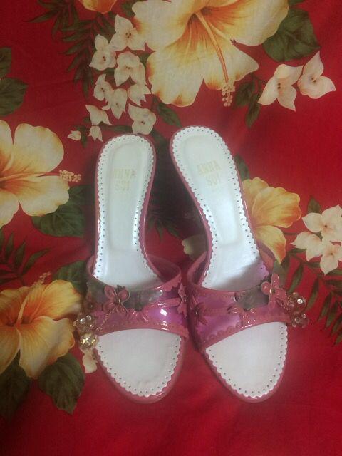 ☆ANNA SUI☆アナスイ☆お花のミュール☆Mサイズ☆ < ブランド  ☆ANNA SUI☆アナスイ☆お花のミュール☆Mサイズ☆ < ブランドの