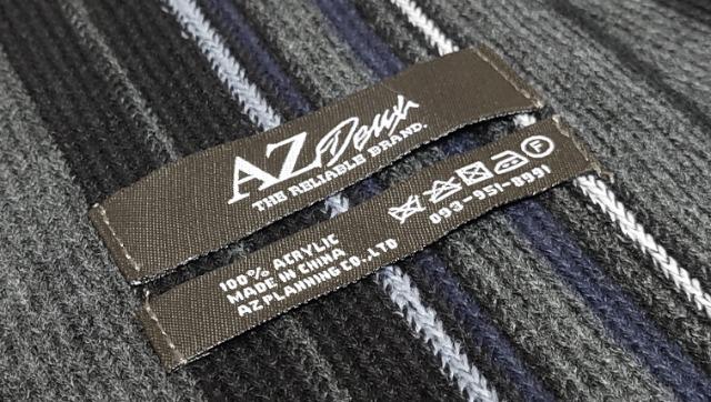 AZDeux★ストライプ柄 ロング マフラー【メンズ】 < 男性ファッション AZDeux★ストライプ柄 ロング マフラー【メンズ】 < 男性ファッションの