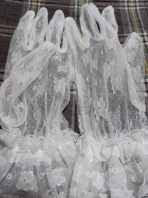 S 白のレ−スの手袋 < 女性ファッション  S 白のレ−スの手袋 < 女性ファッションの