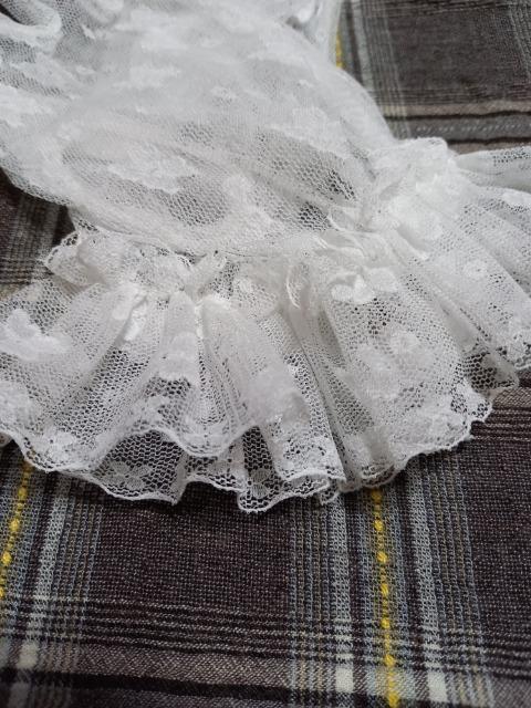 S 白のレ−スの手袋 < 女性ファッション  S 白のレ−スの手袋 < 女性ファッションの