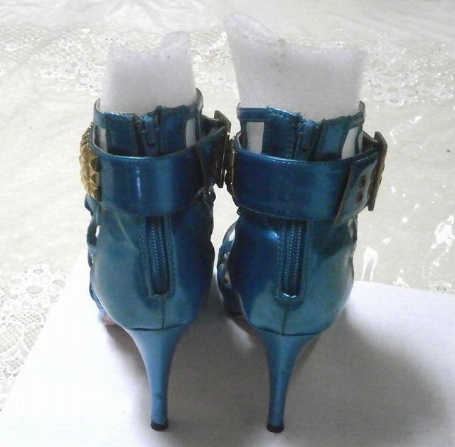 ◆cotton candy ミュール 中古品 メタリックグリーン 23cm < 女性ファッション  ◆cotton candy ミュール 中古品 メタリックグリーン 23cm < 女性ファッションの