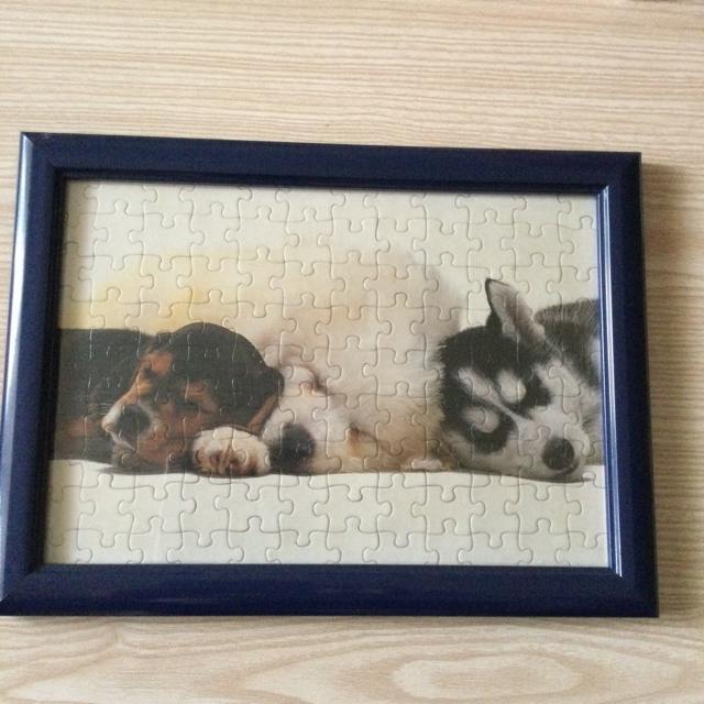 額縁+犬3匹のパズル < インテリア/ライフ  額縁+犬3匹のパズル  < インテリア/ライフの